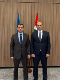 Генеральный прокурор РА Агрба А.Н. представил коллективу прокуратуры вновь назначенного на должность первого заместителя Генерального прокурора РА Квициния Д.Г.